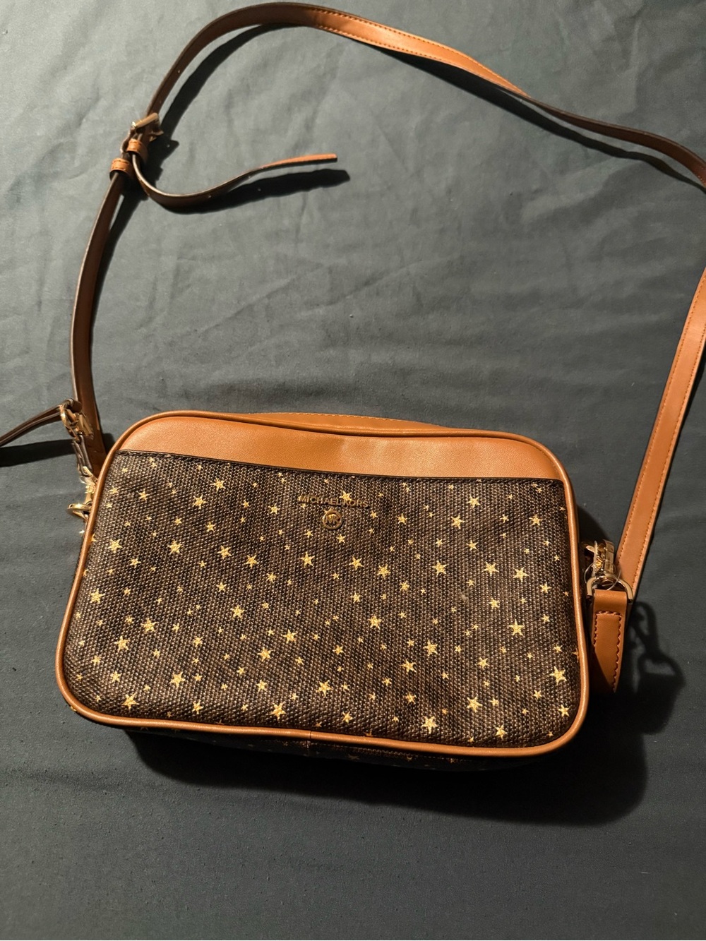 MICHAEL Michael Kors Brown Star Print Crossbody